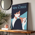 Elegant Woman Poster, Vintage Editorial Wall Art