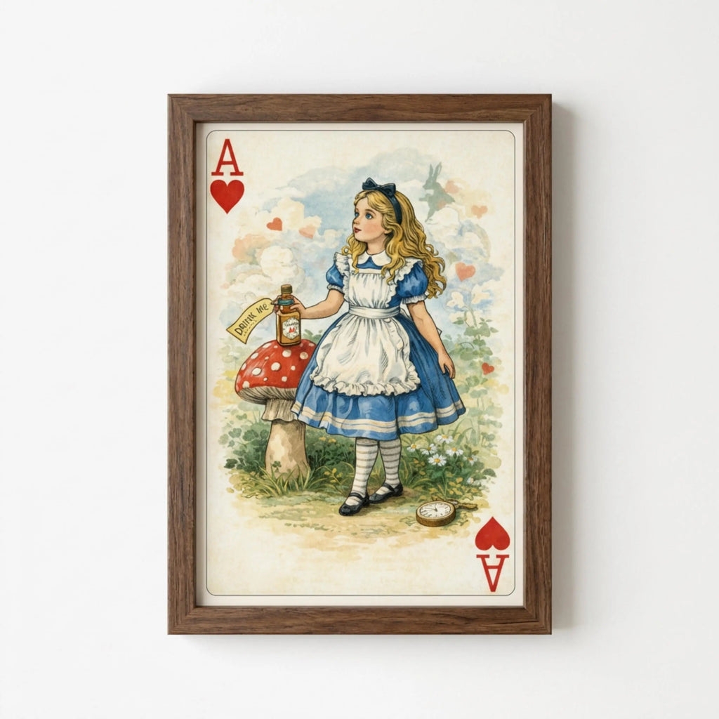 Alice in Wonderland digital wall art