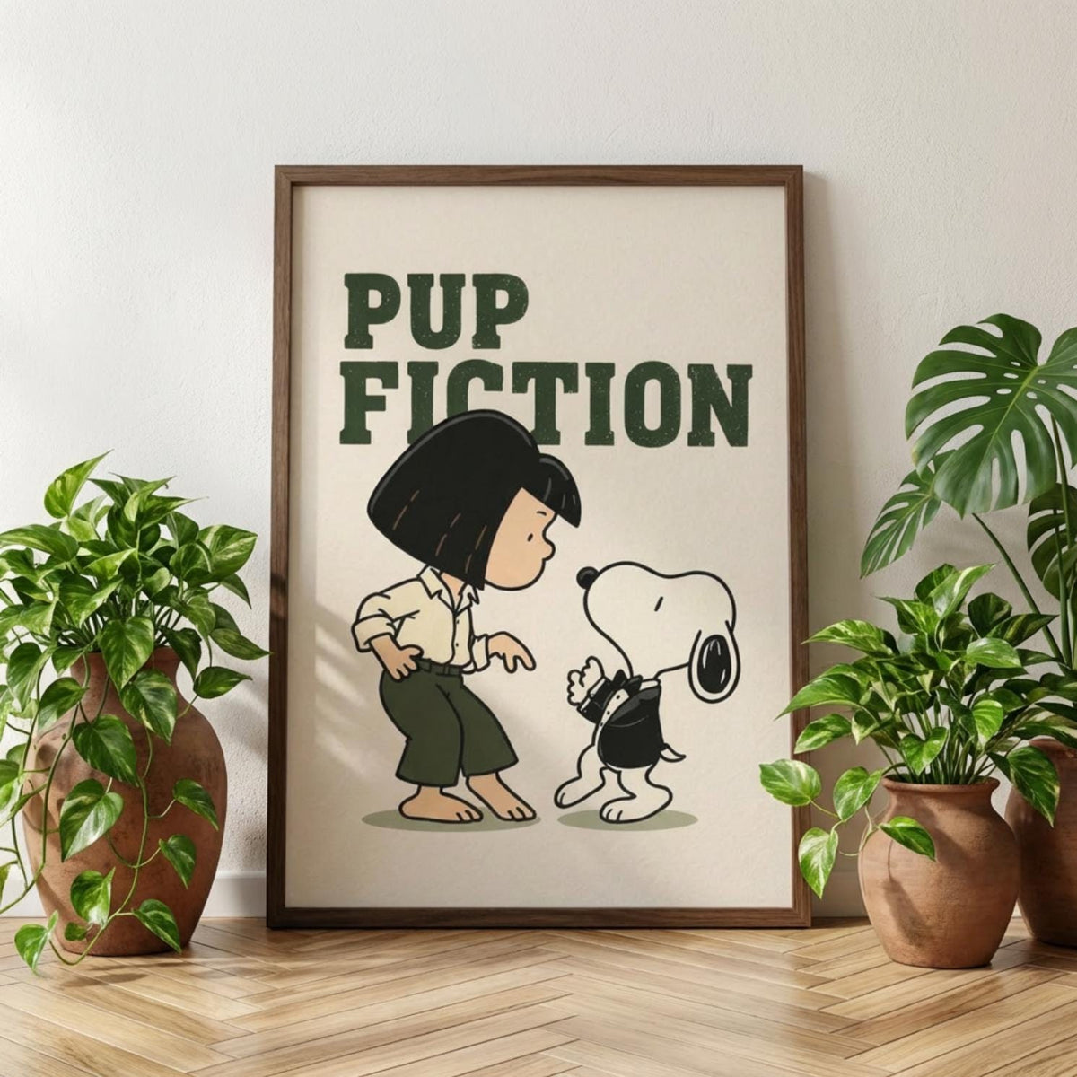 Dog Dance digital wall art