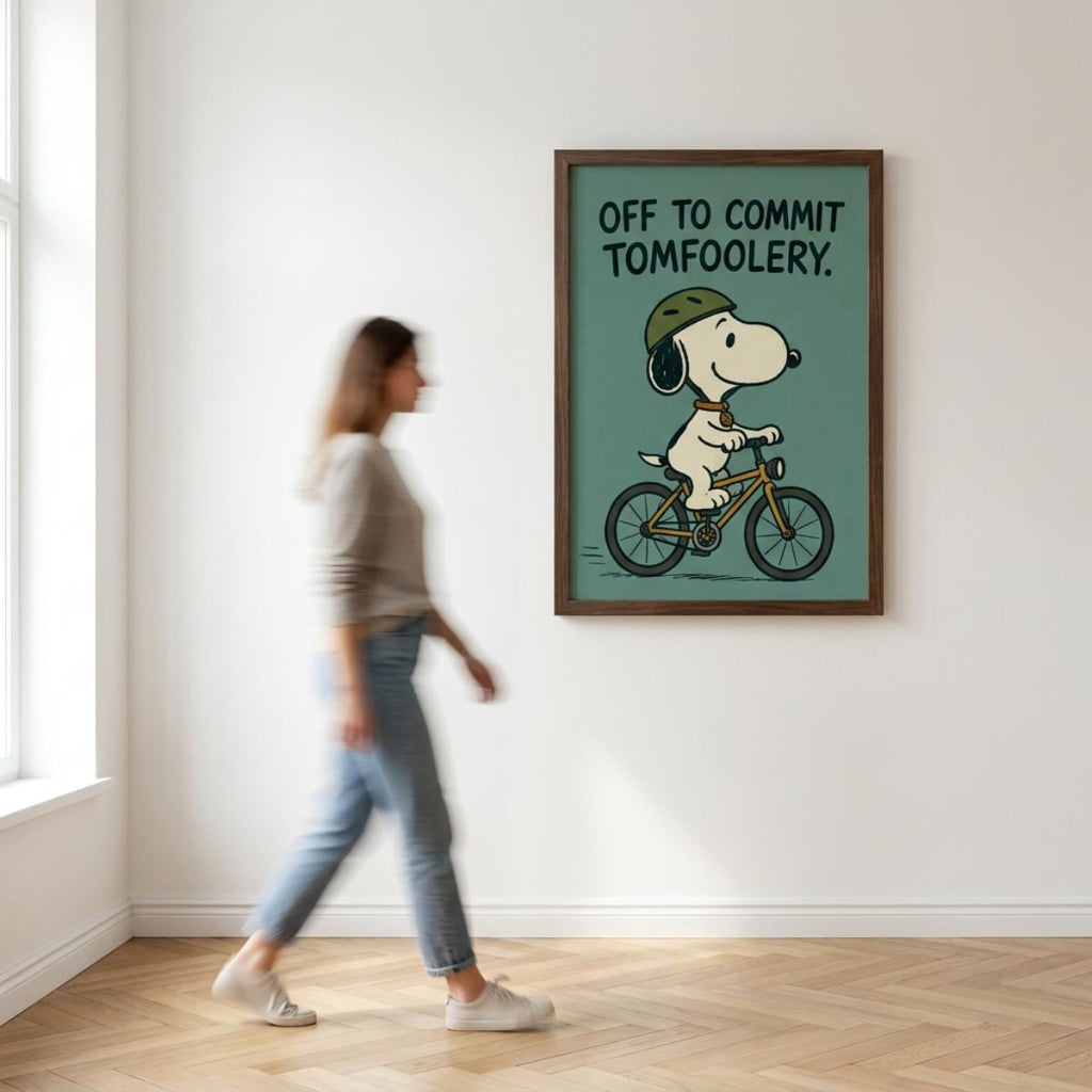 Off To Commit Tomfoolery digital wall art