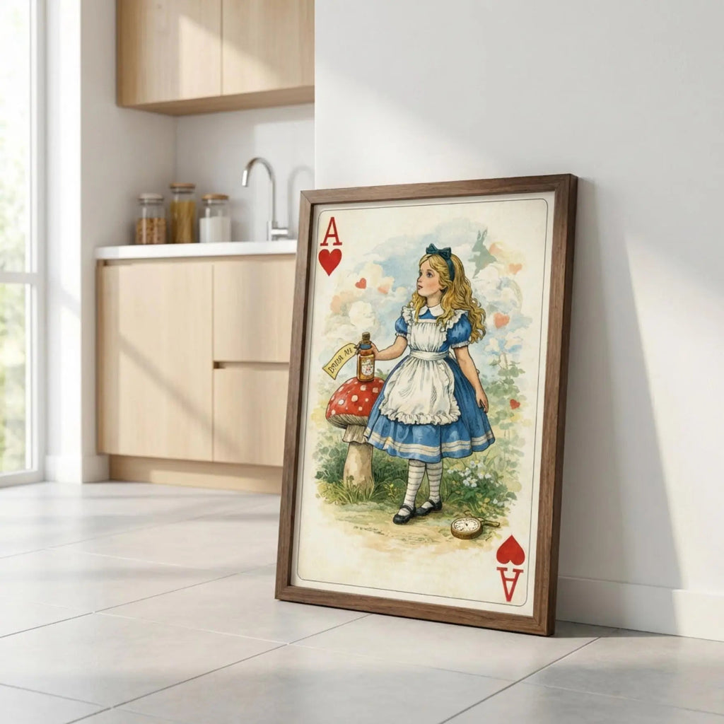 Alice in Wonderland digital wall art
