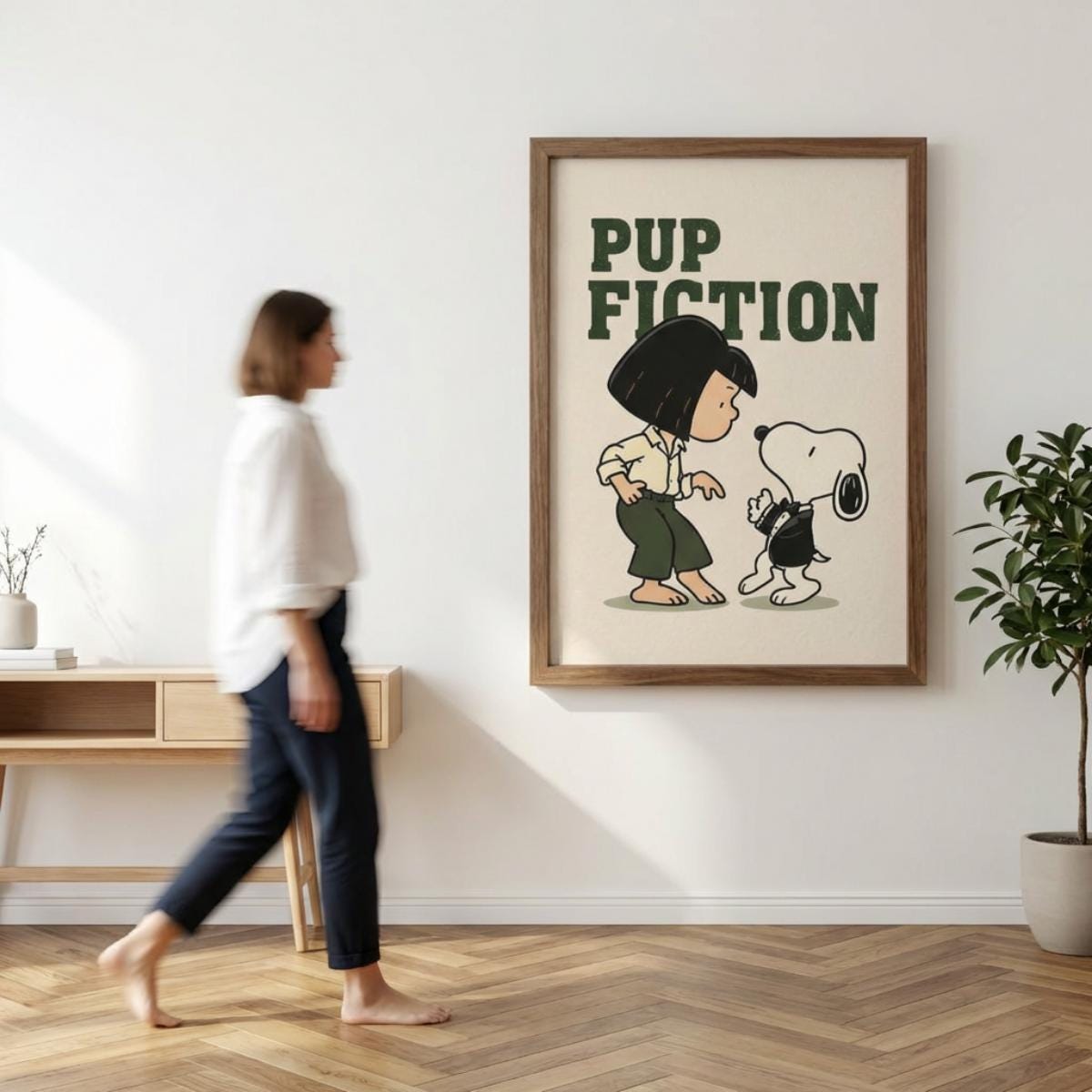 Dog Dance digital wall art