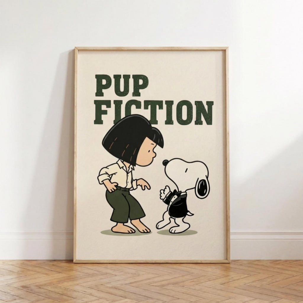 Dog Dance digital wall art