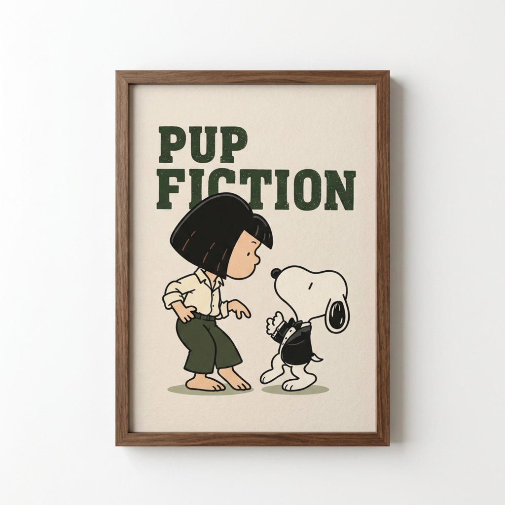 Dog Dance digital wall art
