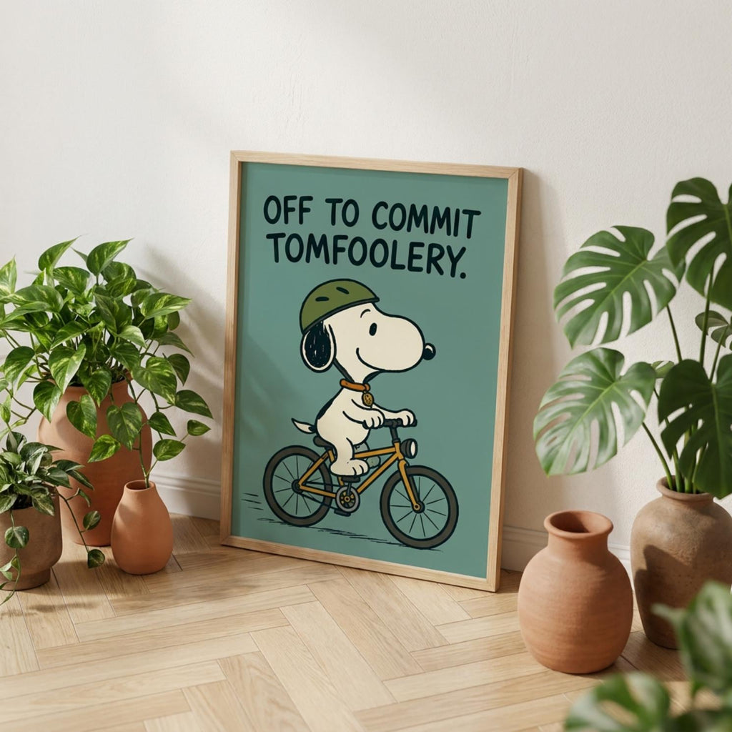 Off To Commit Tomfoolery digital wall art