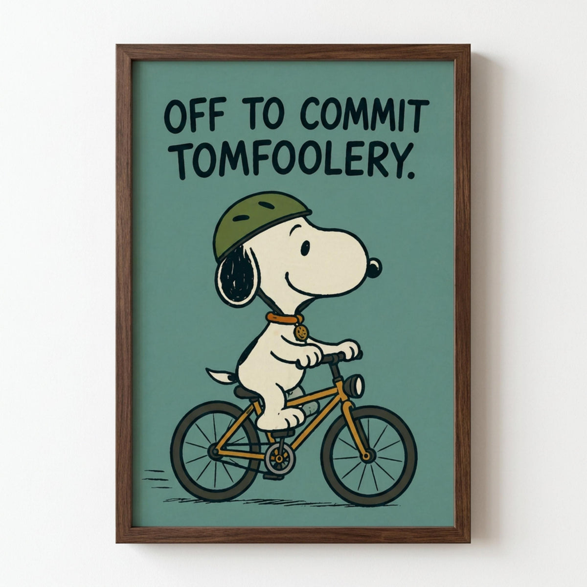 Off To Commit Tomfoolery digital wall art