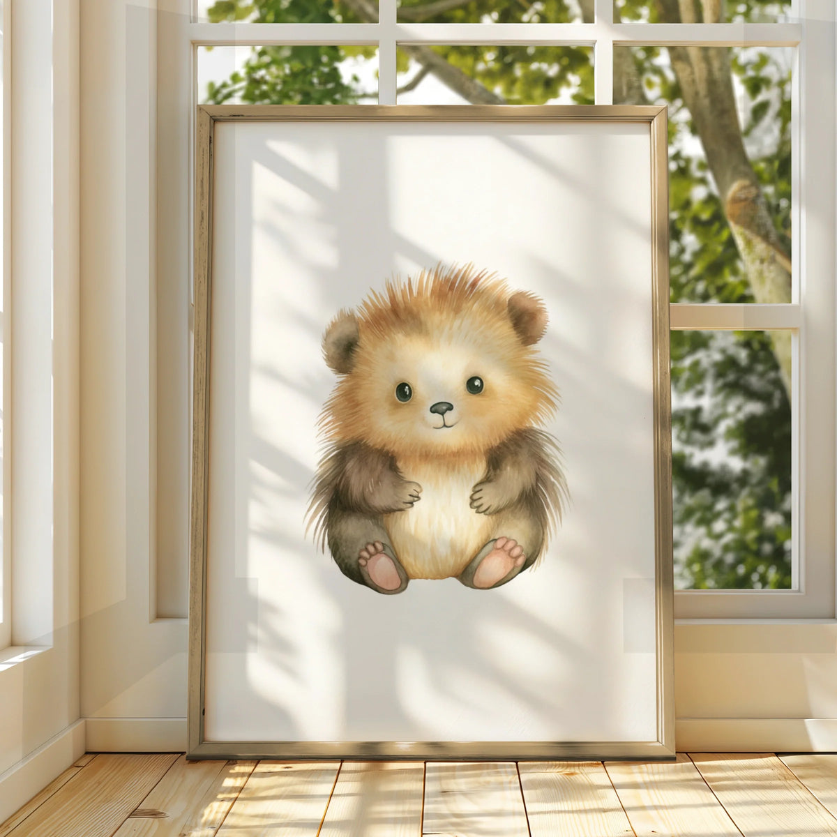 Cute Baby Bear Nursery Wall Art Digital Download