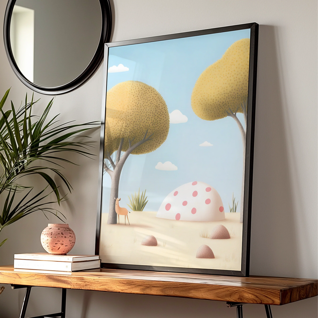 Deer Nursery Wall Art Digital Download