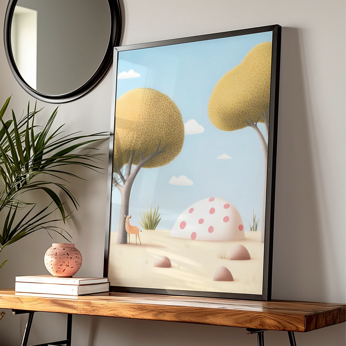 Deer Nursery Wall Art Digital Download