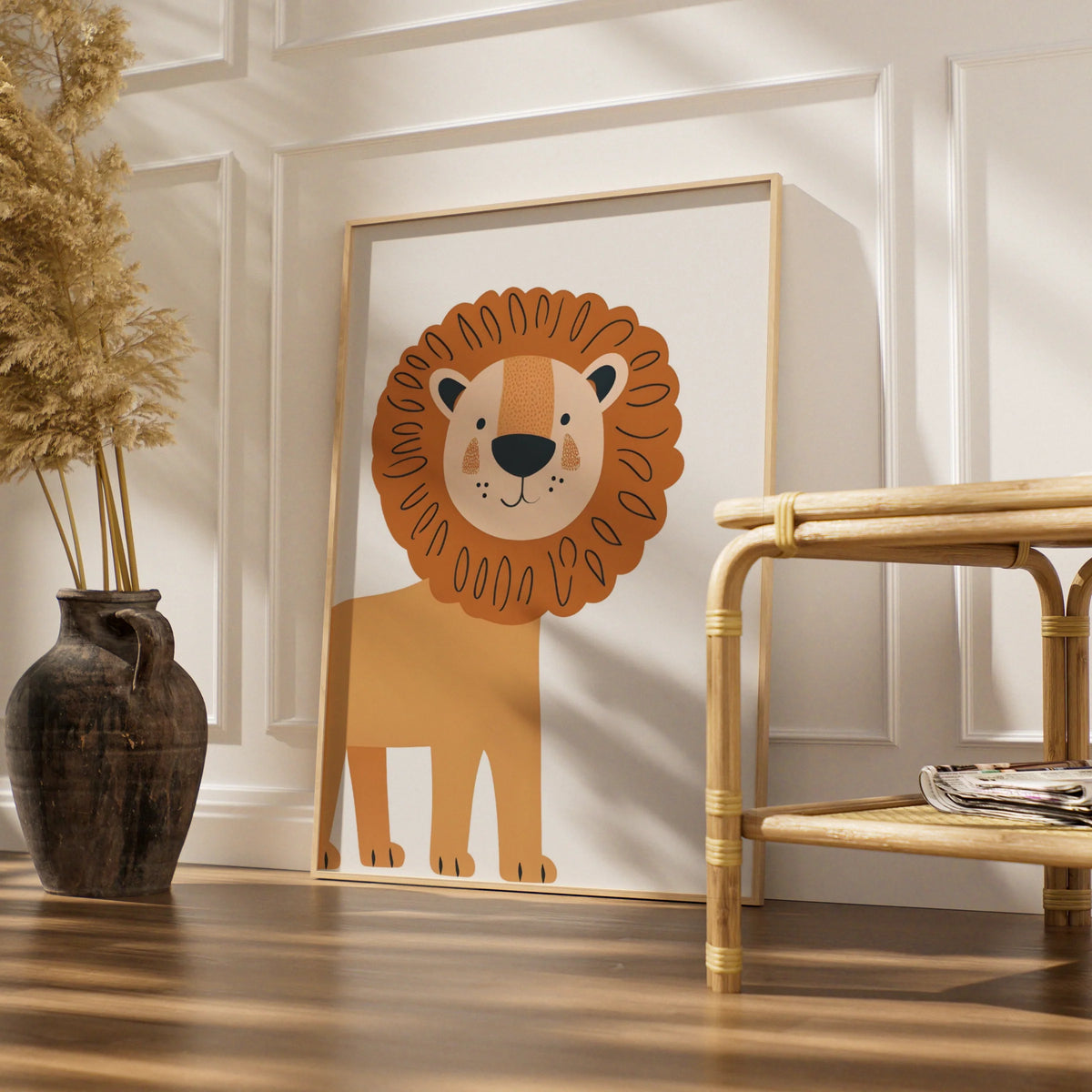 Lion Nursery Wall Art Digital Download