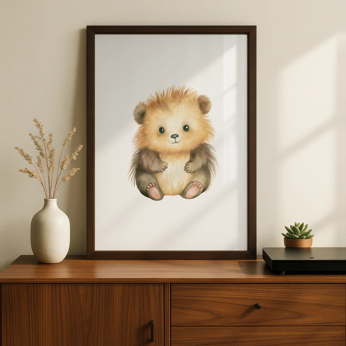 Cute Baby Bear Nursery Wall Art Digital Download