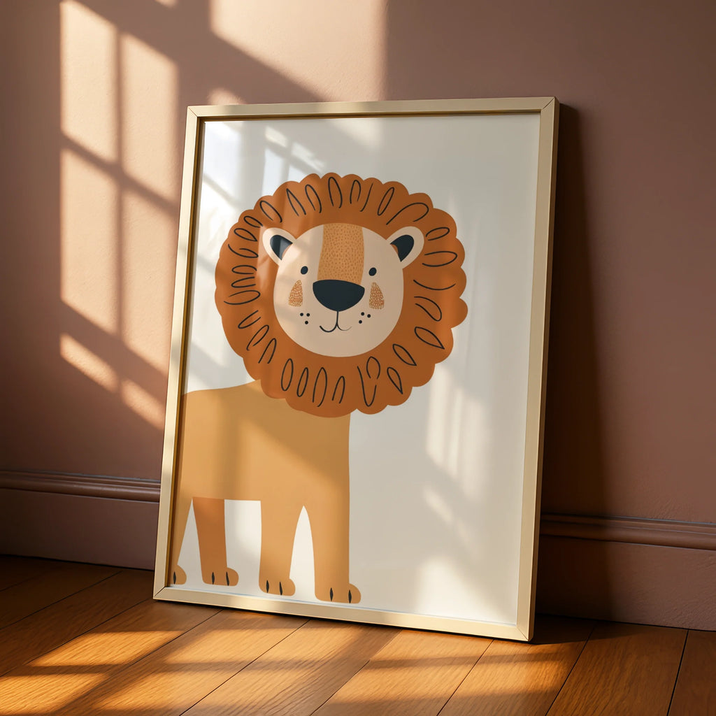 Lion Nursery Wall Art Digital Download