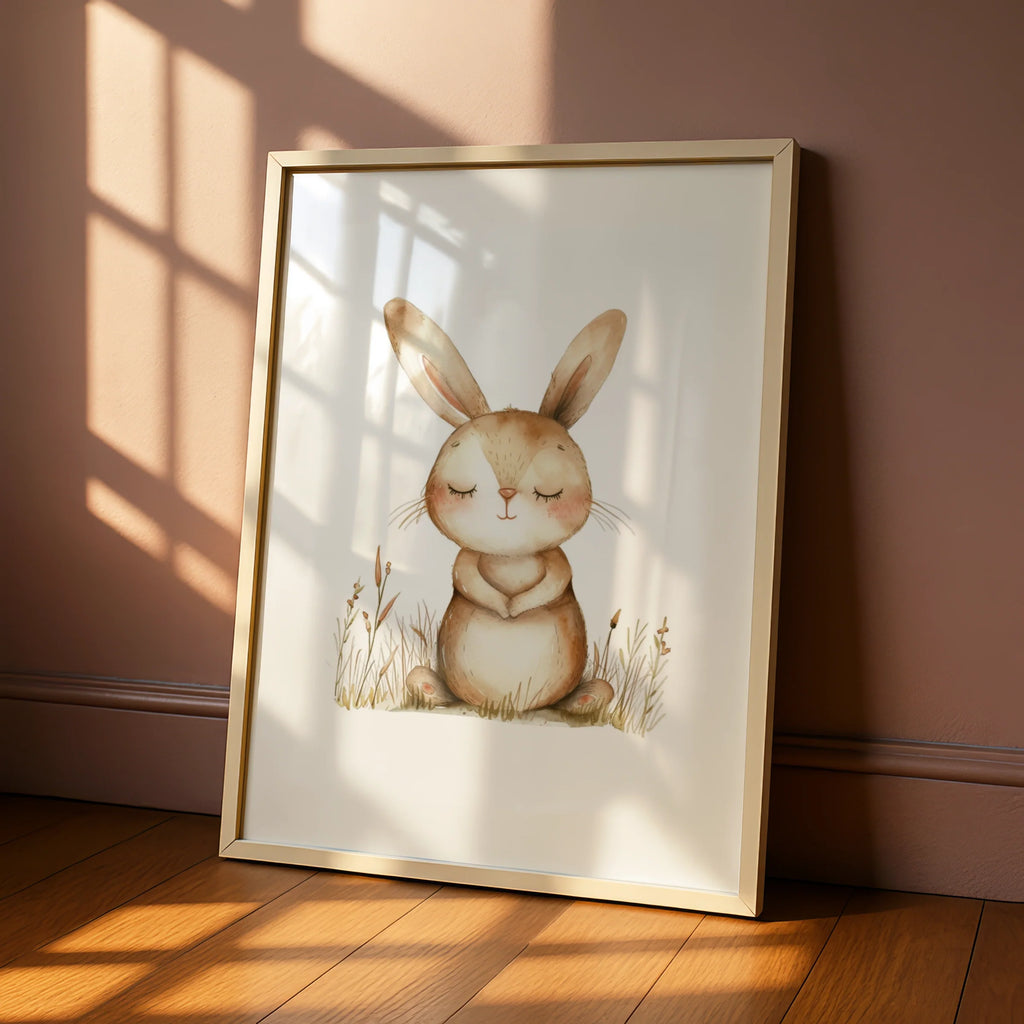 Nursery Bunny Rabbit Wall Art Digital Download