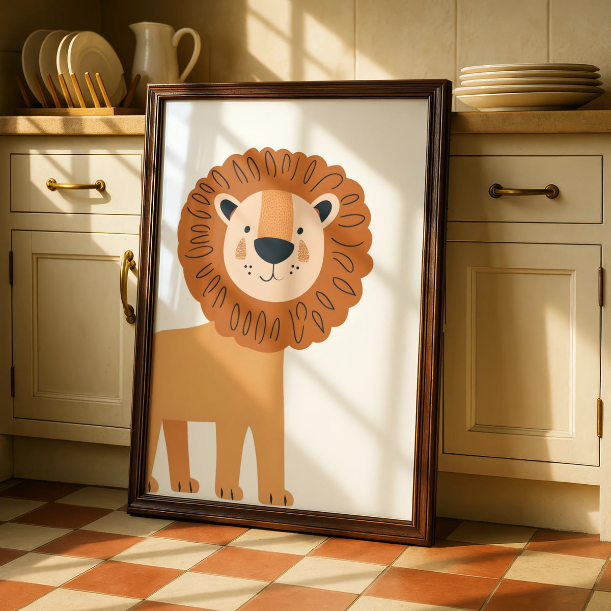 Lion Nursery Wall Art Digital Download