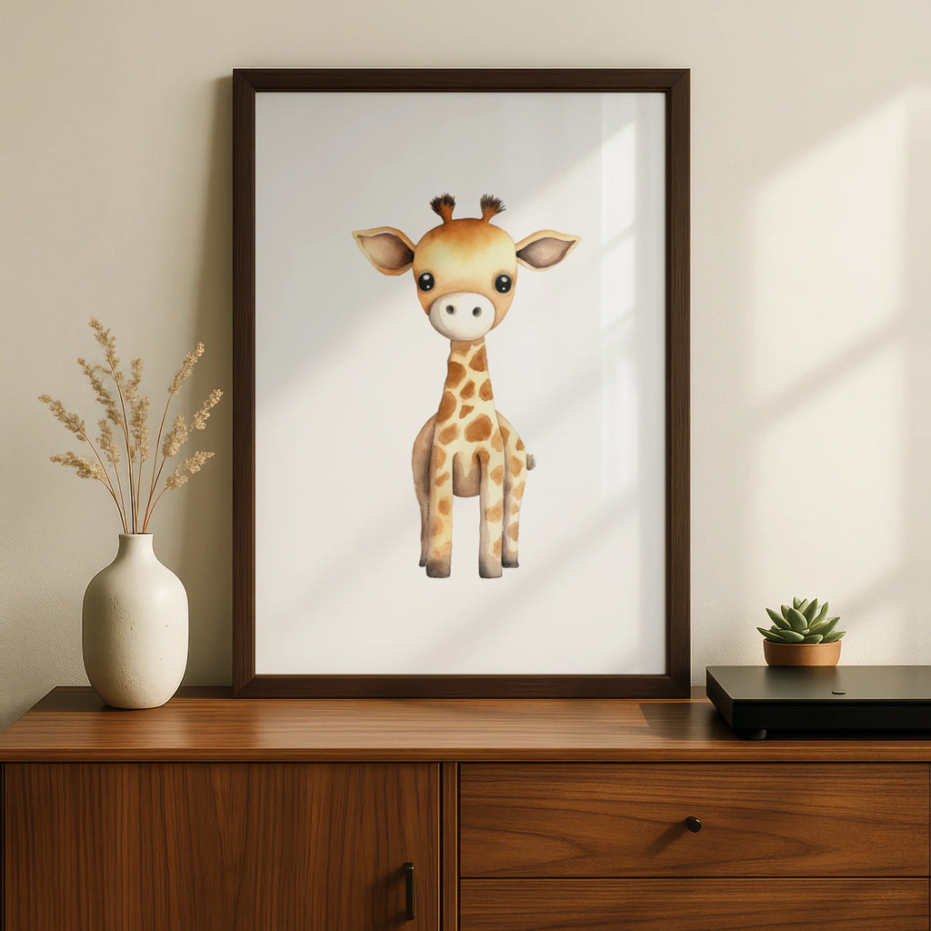 Baby Giraffe Nursery Wall Art Digital Download