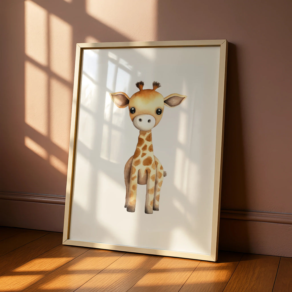 Baby Giraffe Nursery Wall Art Digital Download