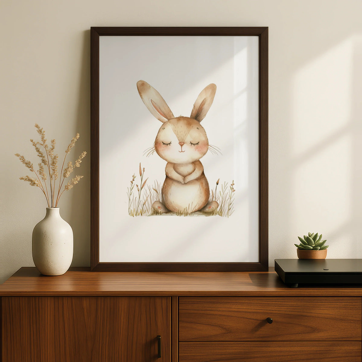Nursery Bunny Rabbit Wall Art Digital Download