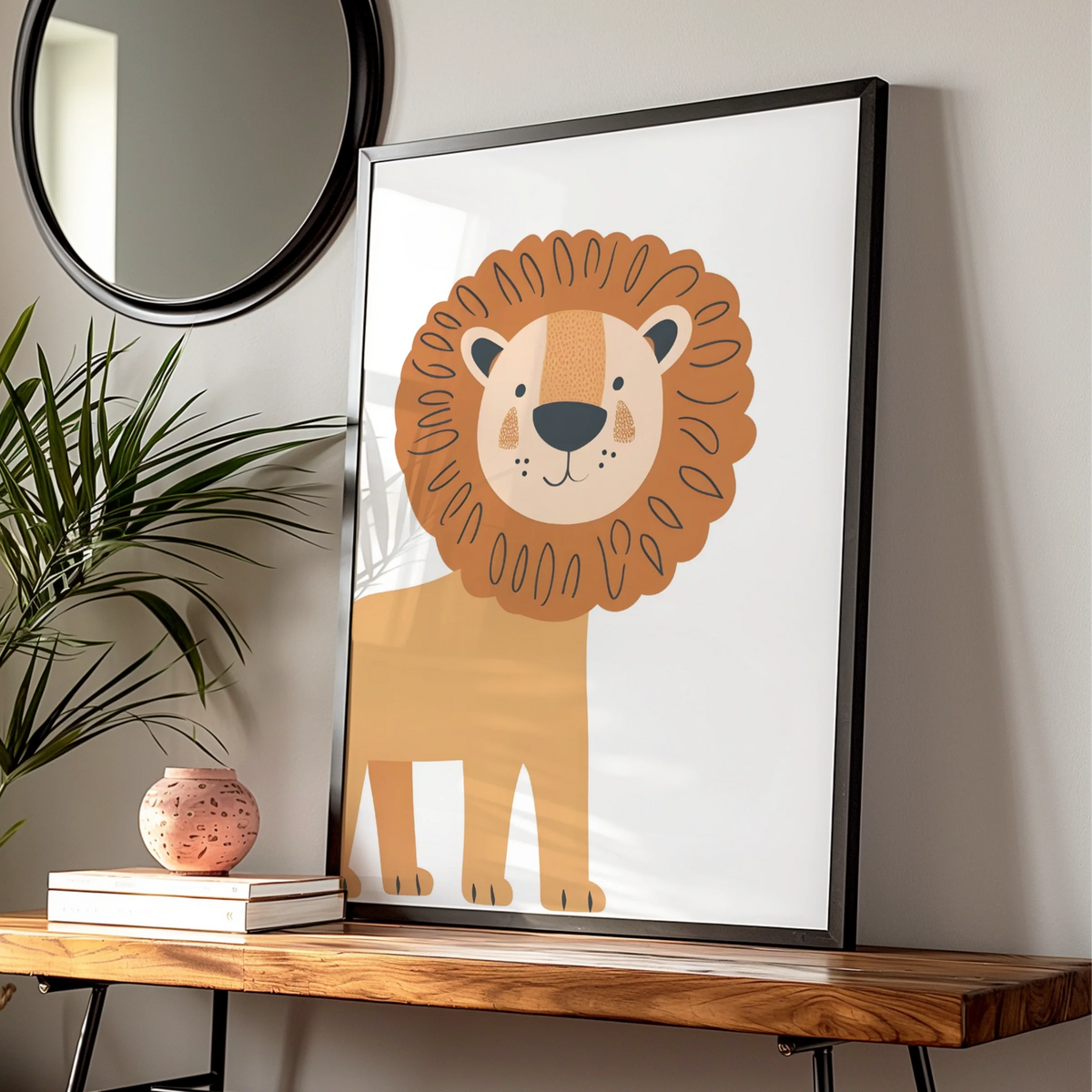 Lion Nursery Wall Art Digital Download