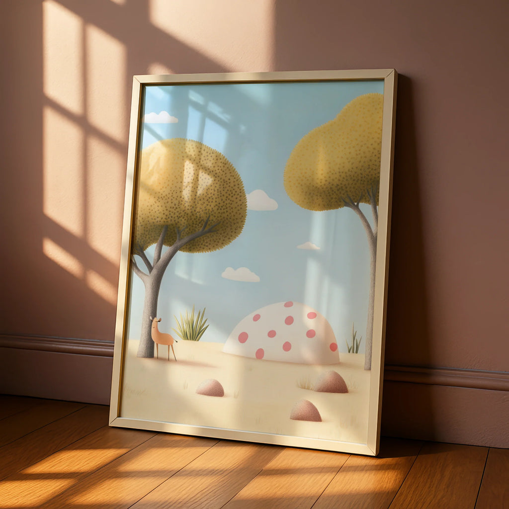 Deer Nursery Wall Art Digital Download