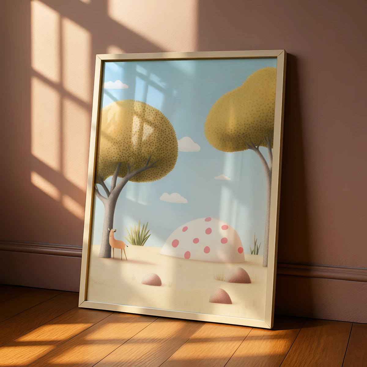 Deer Nursery Wall Art Digital Download