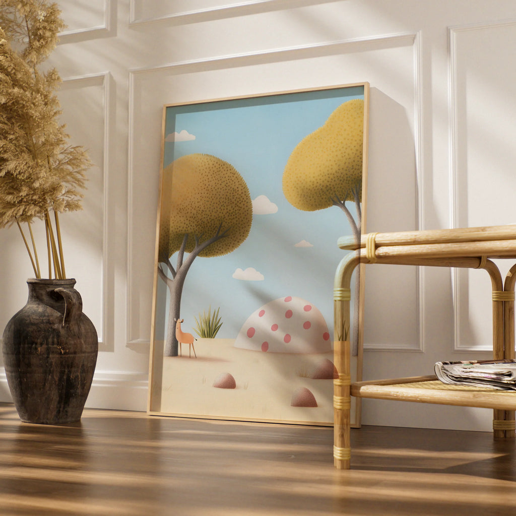 Deer Nursery Wall Art Digital Download