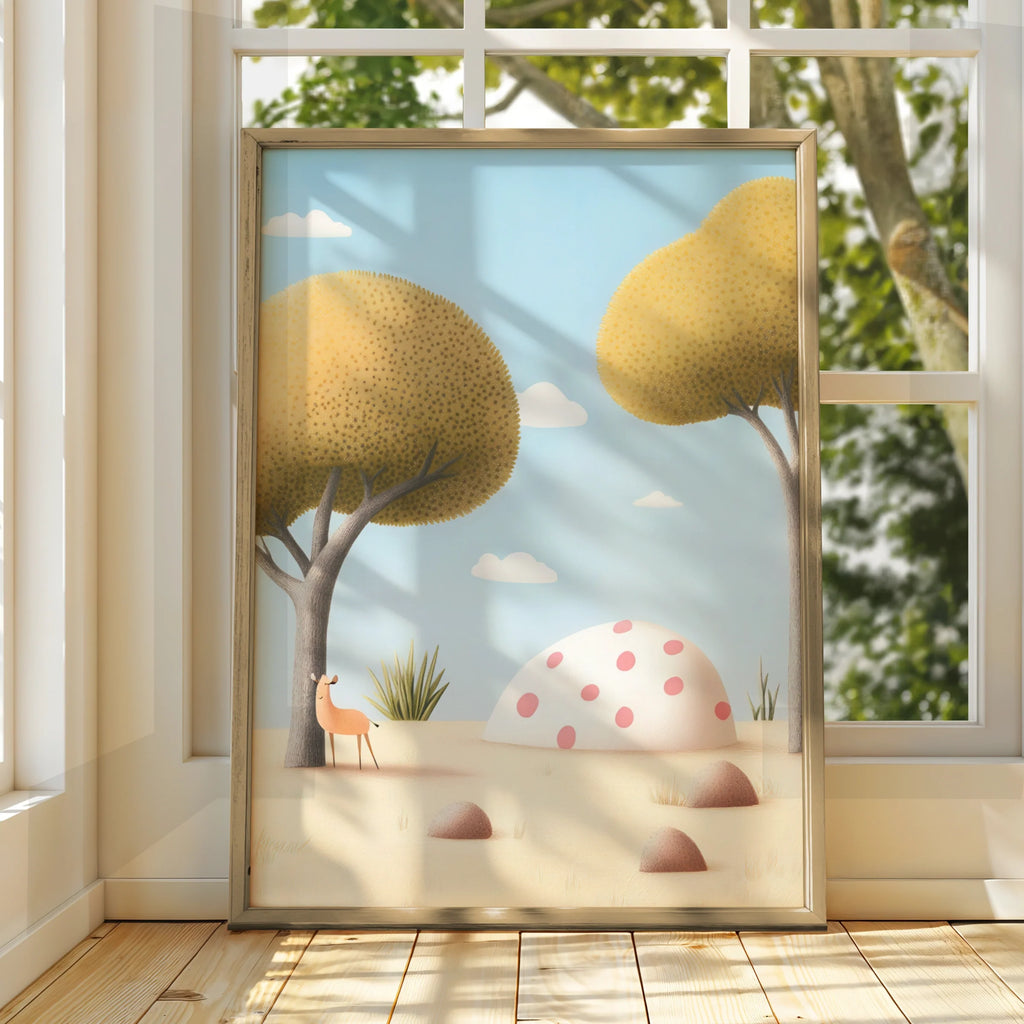 Deer Nursery Wall Art Digital Download