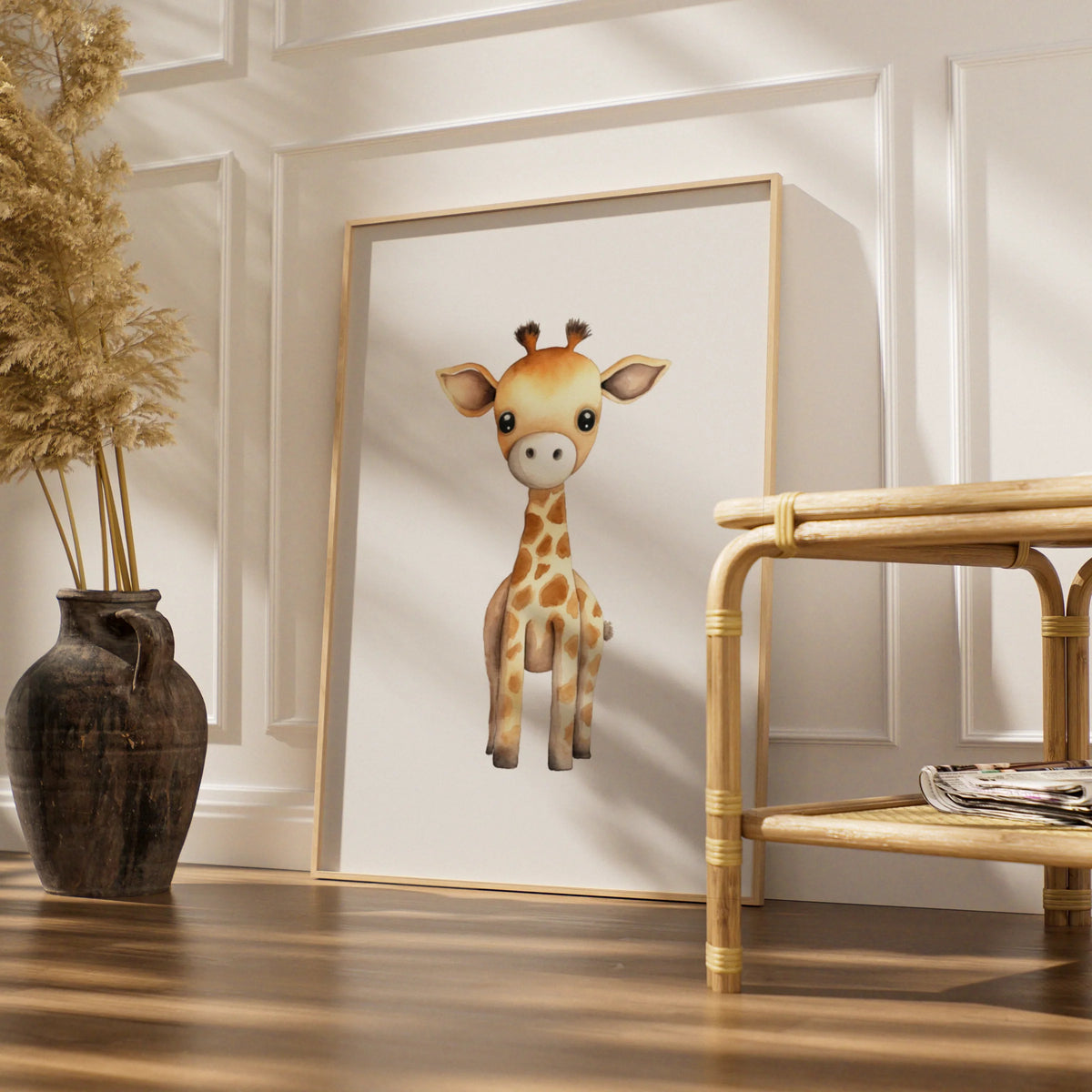 Baby Giraffe Nursery Wall Art Digital Download