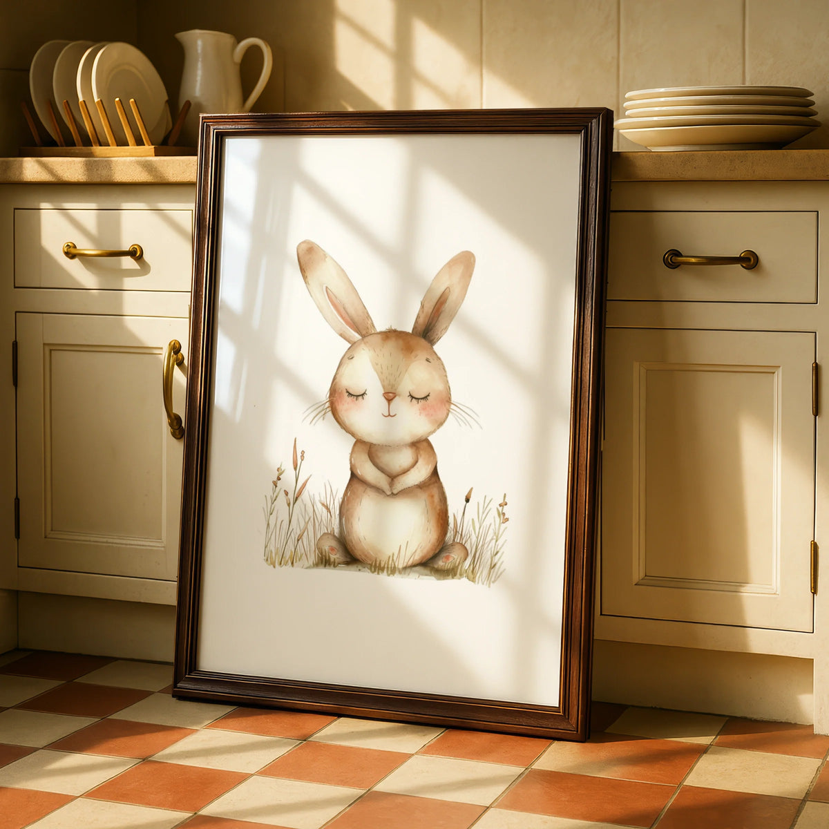 Nursery Bunny Rabbit Wall Art Digital Download