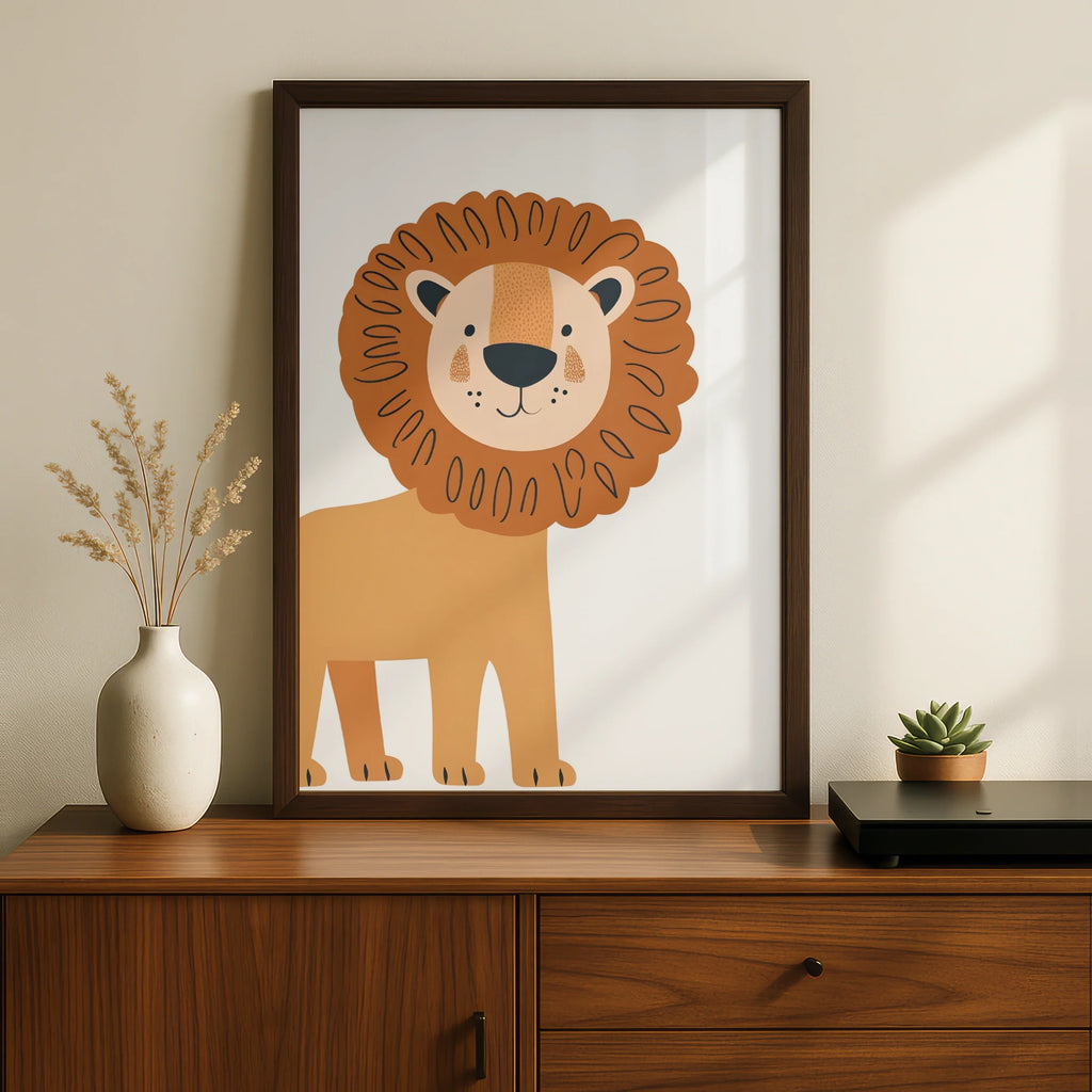 Lion Nursery Wall Art Digital Download