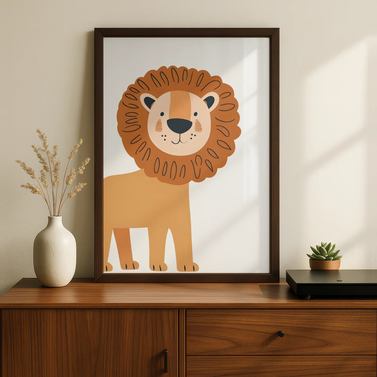 Lion Nursery Wall Art Digital Download